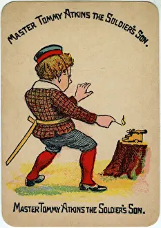 Atkins Prints: Happy Families Playing Cards - Master Tommy Atkins