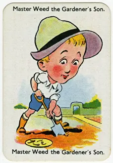 Worms Prints: Happy Families Playing Cards - Master Weed