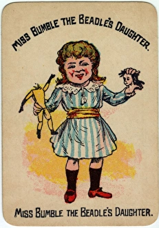 Images Dated 8th January 2016: Happy Families Playing Cards - Miss Bumble
