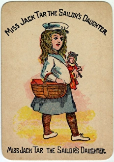 Images Dated 8th January 2016: Happy Families Playing Cards - Miss Jack Tar