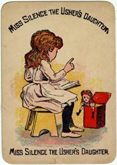 Images Dated 8th January 2016: Happy Families Playing Cards - Miss Silence