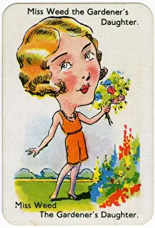 Happy Families Playing Cards - Miss Weed