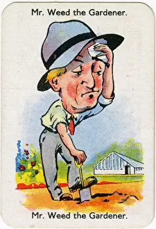 Weed Prints: Happy Families Playing Cards - Mr Weed the Gardener