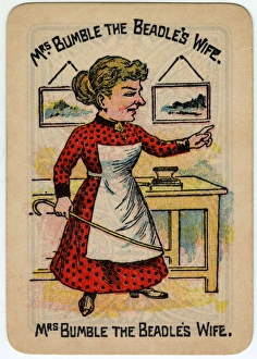 Images Dated 8th January 2016: Happy Families Playing Cards - Mrs Bumble