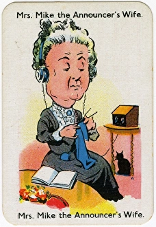 Announcer Gallery: Happy Families Playing Cards - Mrs Mike