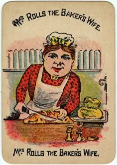 Images Dated 8th January 2016: Happy Families Playing Cards - Mrs Rolls