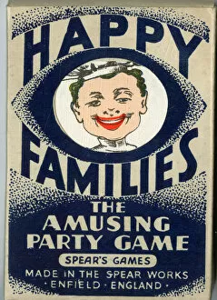 Images Dated 11th August 2016: Happy Families - Spears Games box