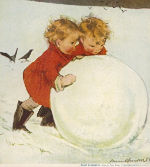 Happy Playmates by Muriel Dawson