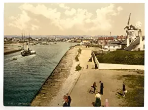 Littlehampton Prints: The harbor, Littlehampton, England