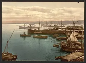 Moon Light Prints: Harbor by moonlight, I, Algiers, Algeria