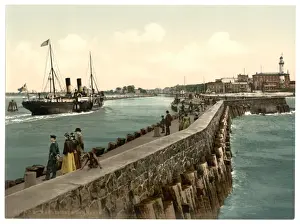 The harbor, Warnemunde, Rostock, Mecklenburg-Schwerin, German