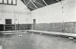 Images Dated 7th March 2017: Harborne Industrial School, Birmingham - Swimming Bath