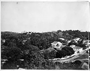 Bahia Prints: The harbour at Bahia, Brazil, South America 1873