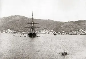 Amelia Prints: Harbour of Charlotte Amelia, St Thomas, West Indies, circa 1