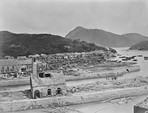 Harbour damage, China