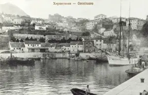 Tall Prints: The Harbour at Herceg Novi - Montenegro