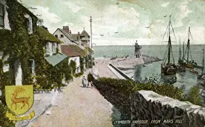 Mars Prints: Harbour - From Mars Hill, Lynmouth, Devon