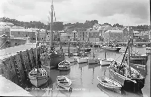 Mevagissey Prints: In the Harbour, Mevagissey