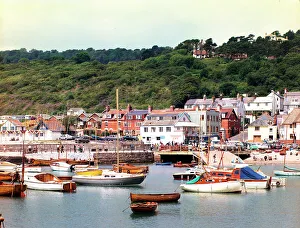 Lyme Prints: The harbour and Old Lyme, Lyme Regis