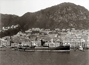 New Images May Collection: The harbour and Peak, Hong kong, circa 1900. Date: circa 1900