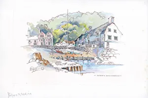Whitworth Prints: The Harbour, Porlock Weir