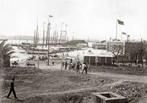 Puerto Prints: The harbour, San Juan, Puerto Rico, circa 1900