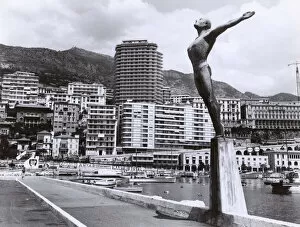 Harbour scene at Monte Carlo, Monaco