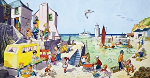 Images Dated 16th June 2006: Harbour Scene (with hidden images)