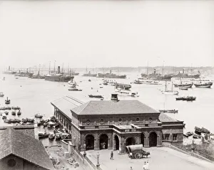 Harbour and ships, Colombo, Ceylon, Sri Lanka