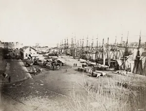 The harbour of St. Malo, France