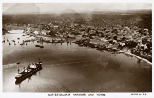 Tanzania Collection: Harbour and Town - Dar es Salaam - Tanzania