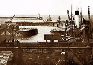 The Harbour, Whitehaven early 1900's