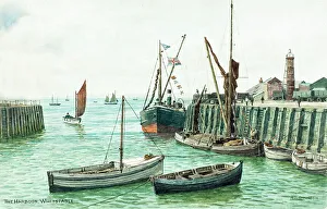 Whitstable Prints: Harbour at Whitstable, Kent