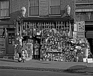 Chapman Collection: Hardware shop in Islington, London