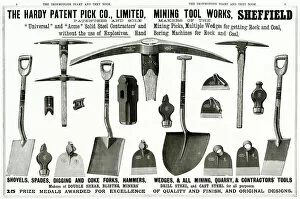 Images Dated 4th July 2018: Hardy Patent Pick Co. mining tools 1890s