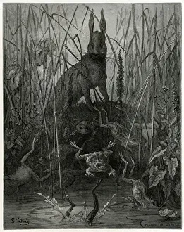 Fable Collection: THE HARE AND THE FROGS