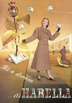 Surrealism Prints: Harella Coat 1948