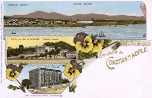 Selimiye Prints: Harem, Selimiye, Summer Palace at Tarabya, Pera Palace Hotel