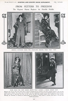 Images Dated 14th January 2011: Harem trousers replace the hobble skirt