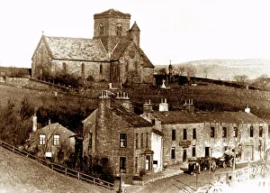 Hargreaves Prints: Hargreave's Arms and St. Michael's Church, Lumb