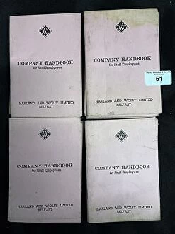 Handbook Collection: Harland and Wolff, Belfast, Company Handbooks for Staff