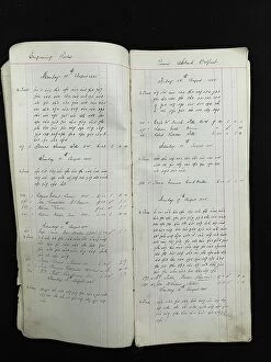 Ledger Collection: Harland & Wolff ledger from engineering works, Belfast