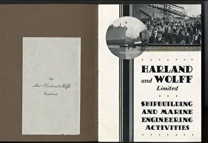 Stocks Collection: Harland & Wolff - promotional brochure