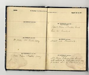 Messrs Collection: Harland & Wolff - rare diary with handwritten entries
