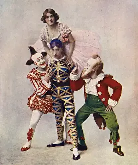 Harlequin Prints: Harlequinade in a Sleeping Beauty pantomime