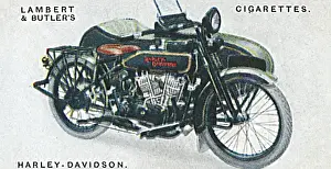 Harley Prints: Harley Davidson Cig Card