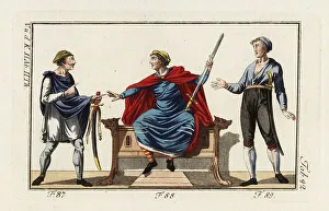 Offer Prints: Harold Godwinson captured by Guy I, Count of Ponthieu, 1064