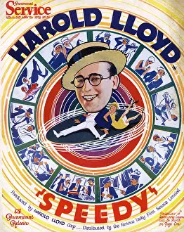 Boater Prints: Harold Lloyd