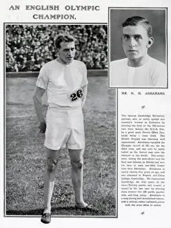 Running Prints: Harold Maurice Abrahams, CBE, (15 December 1899 - 14 January 1978