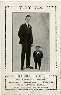 Dwarf Gallery: Harold Pyott - Tiny Tim the English Midget